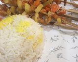صورة لخطوة 6 من وصفة روبيان مشوي في اعواد الخشب