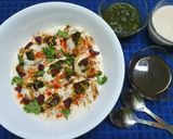 A picture of step 7 of Sweet and Tangy Dahi Vada.