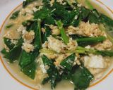 รูปขั้นตอนการทำที่ 6 ของ คะน้าผัดไข่