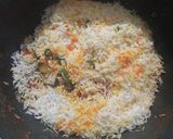A picture of step 9 of Vegetable Biryani.
