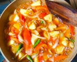 Foto langkah ke 8 dari resep Ikan Kerapu Saus Nanas 🍍.