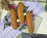 عکس مرحله 9 از دستور نان باگت زیره ای