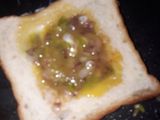 Egg omelette sandwich