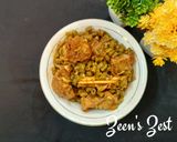 A picture of step 4 of Hyderabadi Lamb and Beans.