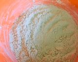 A picture of step 1 of Focaccia Bread (wheat flour bread).