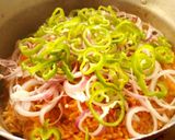 A picture of step 8 of Jollof rice.