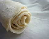 Foto langkah ke 8 dari resep Roti kukus ubi kuning bentuk mawar alias pao/bakpao.