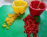 Foto del paso 5 de la receta: Pimientos tricolor rellenos con setas y queso!!!