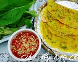 Hình bước làm 3 của món Bánh xèo thập cẩm