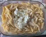 A picture of step 4 of Baked Pasta with Artichokes.