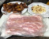 Foto del paso 1 de la receta: Dátiles con bacon y almendra