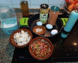 Foto del paso 1 de la receta: Garbanzos con verduras y huevo
