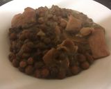 A picture of step 6 of Gray Peas (Pays) and Bacon.