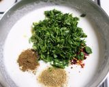 A picture of step 2 of Methi Leaves Dosa.