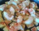 Foto del paso 1 de la receta: Pollo al verdeo con papas
