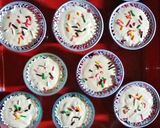 Foto langkah ke 5 dari resep Bolu Kukus Mekar Meses Pelangi.