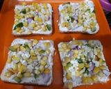 A picture of step 2 of Bread pizza-simple recipe for pizza lovers in lockdown.