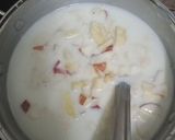மில்க் க்ரீமி ப்ரூட்ஸ்(milk creamy fruits recipe in tamil) ரெசிபி ஸ்டேப் 3 புகைப்படம்