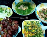 Hình bước làm 6 của món Bữa cơm nhiều món với lá hẹ