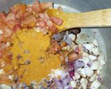 A picture of step 6 of Curry Macaroni.