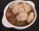 Foto langkah ke 6 dari resep Tekwan Patin Bihun Instan rasa soto.