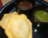 A picture of step 8 of Dry fruit ravioli samosa.