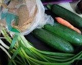 Pas rețetă Mâncare de dovlecei cu ceapă verde (de post) 1 fotografie