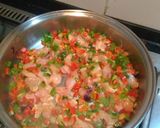 Foto del paso 1 de la receta: Arroz colorido 🍗con pollo y verduras