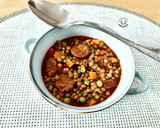 Foto del paso 4 de la receta: Guiso de lentejas con verduras y chorizo picante