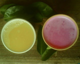 A picture of step 1 of Date juice an ginger juice.