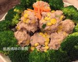 A picture of step 11 of Corn Tofu Pork Meatballs.