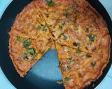 A picture of step 9 of Veg lasagna.