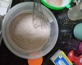 A picture of step 5 of Microwave eggless chocolate cake.