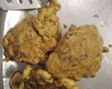 A picture of step 3 of Crispy double fry pakorey.