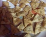A picture of step 1 of Papri chaat.