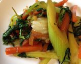 A picture of step 6 of Celery & Carrot Kimpira Stir-fry.