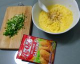 Hình bước làm 2 của món Bánh bắp chiên giòn