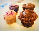 Foto del paso 11 de la receta: Mug cake o muffins al microondas de chocolate, vainilla, frutilla o limón light y rápido