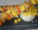 Foto del paso 3 de la receta: Brochetas de pollo y mango receta ligera