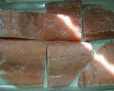 A picture of step 1 of Baked Salmon w/sour cream topping.