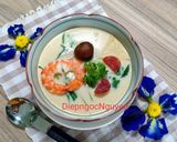 Hình bước làm 4 của món Chawamushi - Trứng hấp Nhật Bản
