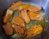 A picture of step 2 of Panner pakoda (party snacks).