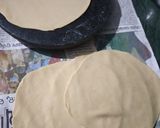 A picture of step 3 of Shahi Verki Puri.