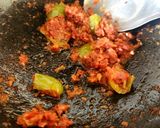 A picture of step 3 of Mix Veg Kadai.