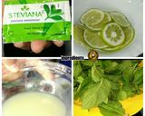 A picture of step 1 of Different flavoured Vegan Mojito.