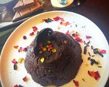 A picture of step 5 of Chocolate Halwa/Sheera.