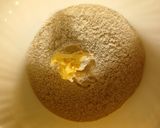 A picture of step 3 of Coconut Drop Scones (Vegan).