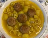 Foto del paso 6 de la receta: Sopa de caracolas con albóndigas de atún al natural en conserva