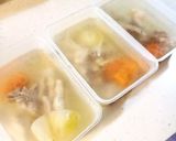 Hình bước làm 4 của món Nước Cốt Xương Hầm (Bone Broth) - trữ đông lạnh