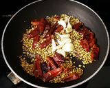A picture of step 2 of Flax seed Curry leaves Karam Podi (gun powder).